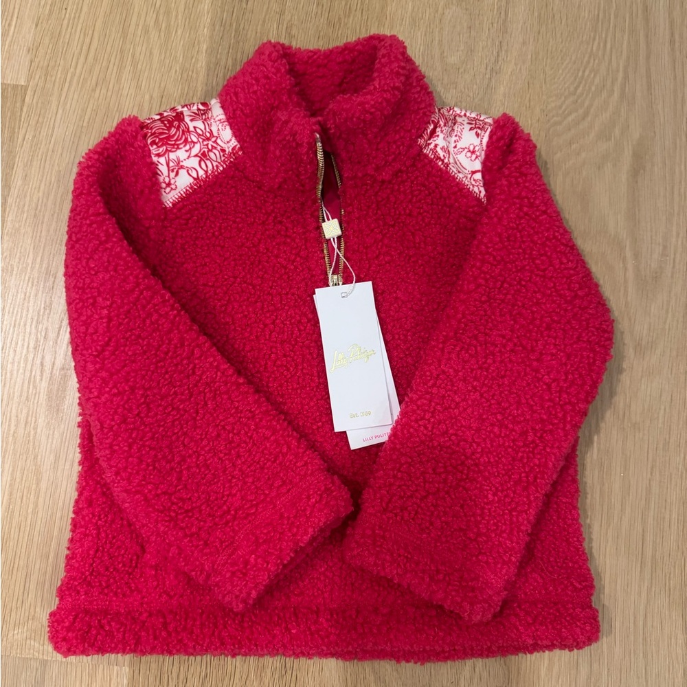 Lilly Pulitzer Pink Fleece Kids Sweatshirt